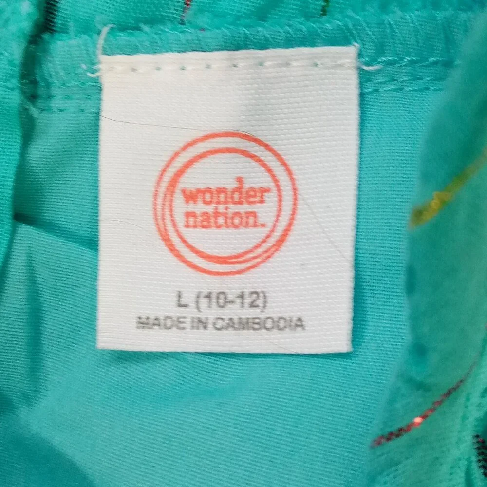 Wonder Nation Girls Lurex Maxi Dress L